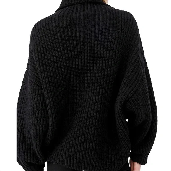 🆕Free People Mock-Neck Knit🌻🍁🌻 Sweater - Picture 7 of 8